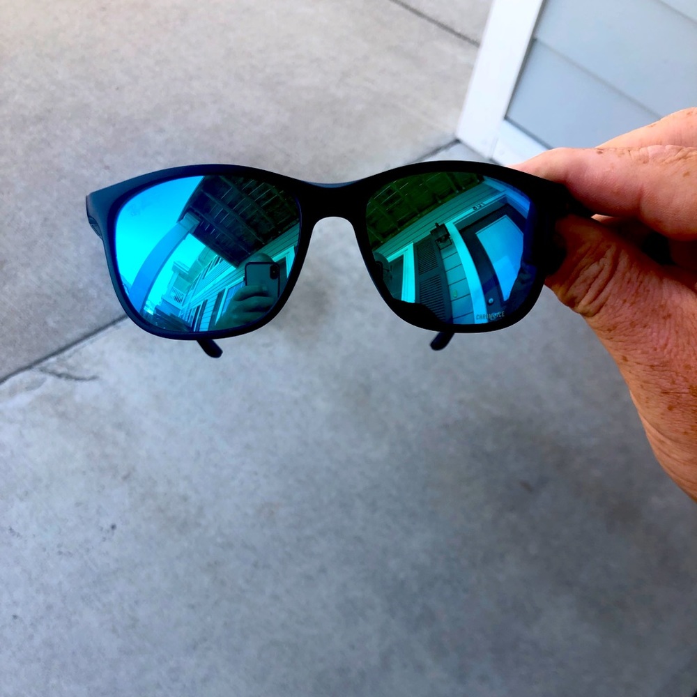 Ray Ban sun glasses.